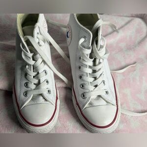Converse Women's White High-Top Athletic Shoes